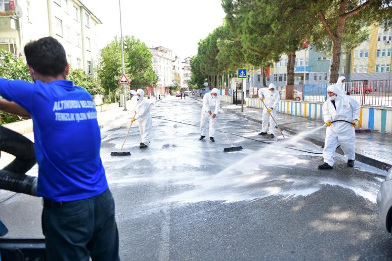 ALTINORDU’NUN CADDE VE SOKAKLARINDA KARONAVİRÜSE YER YOK
