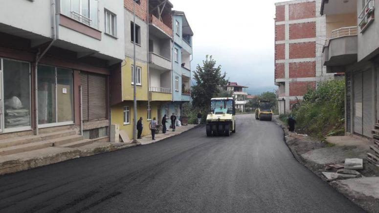 KORGAN İLÇE MERKEZİ SICAK ASFALT İLE BULUŞTU