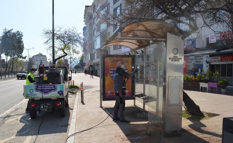 ORDU’DA OTOBÜS DURAKLARI TERTEMİZ