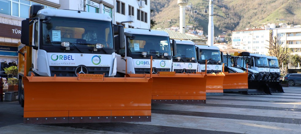 BÜYÜKŞEHİR BELEDİYESİNİN ARAÇ FİLOSU HER GEÇEN GÜN GÜÇLENİYOR