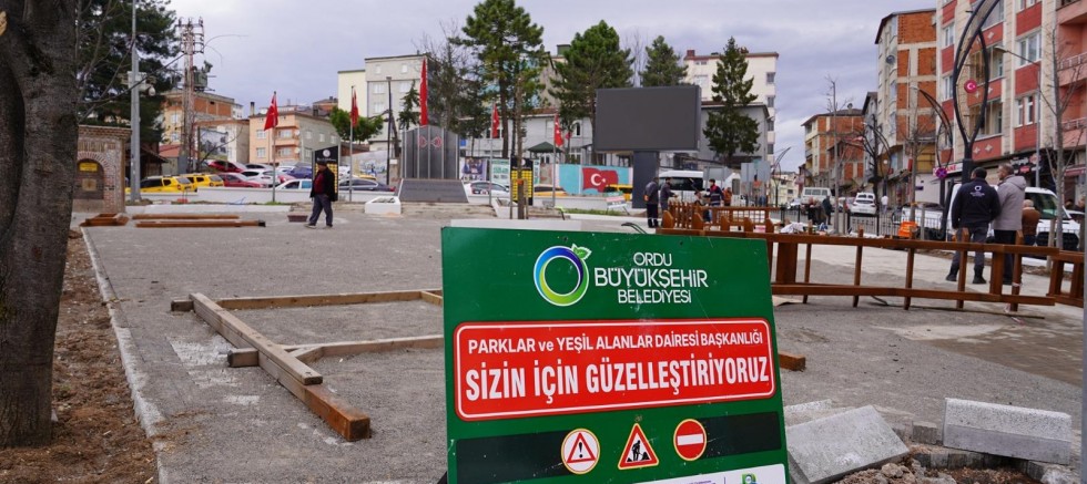 BÜYÜKŞEHİRDEN KORGAN’A YAKIŞAN MEYDAN 