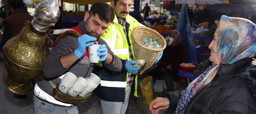 ÇARŞAMBA PAZARI ESNAFININ ÇORBALARI BÜYÜKŞEHİRDEN