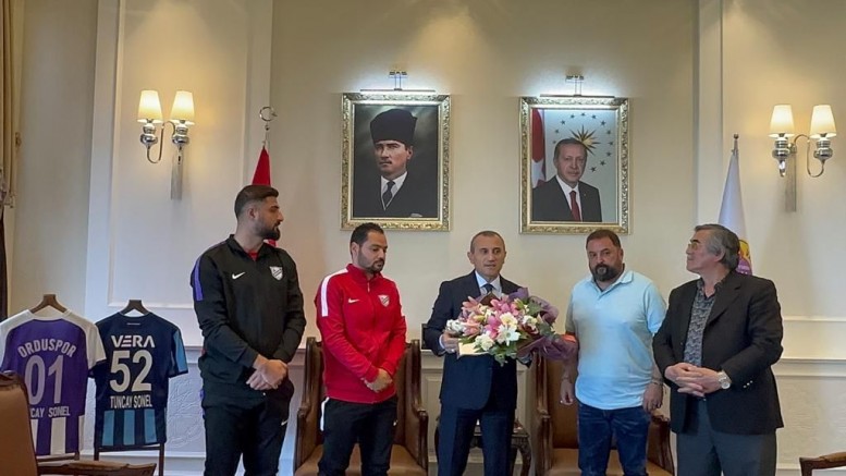 EFSANE ORDUSPOR’DAN VALİ SONEL’E ZİYARET 