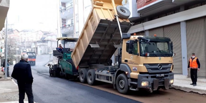 FATSA’DA TÜM YOLLAR ASFALTA ÇIKIYOR