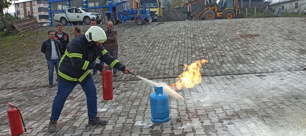 ORDU İTFAYESİ GÖNÜLLÜ İTFAİYECİLİK ÇALIŞMALARINA DEVAM EDİYOR